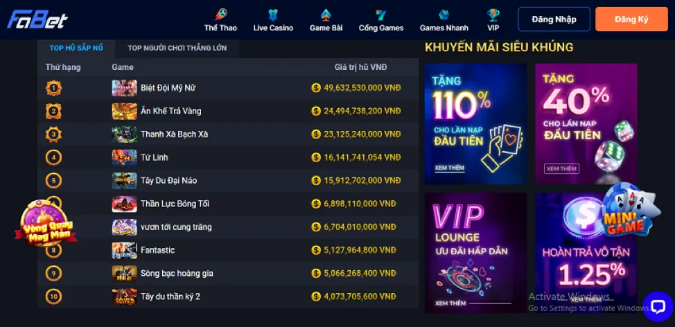 Khuyến mãi nạp lần đầu 100% tại gh88